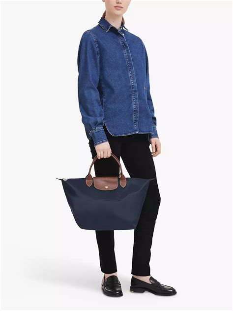 longchamp bag navy medium.